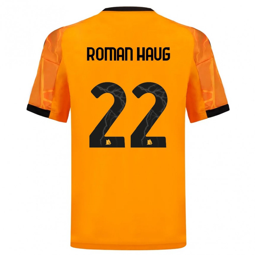 נשים כדורגל סופי רומן האוג #22 כתום שחור הרחק ג'רזי 2025/26