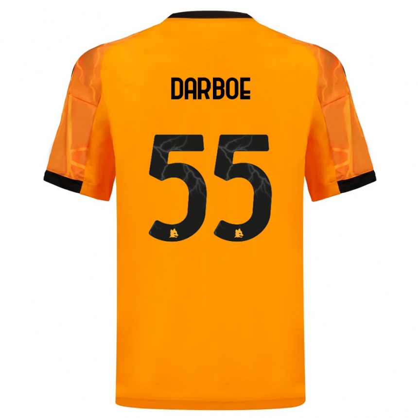 נשים כדורגל אברימה דרבו #55 כתום שחור הרחק ג'רזי 2025/26