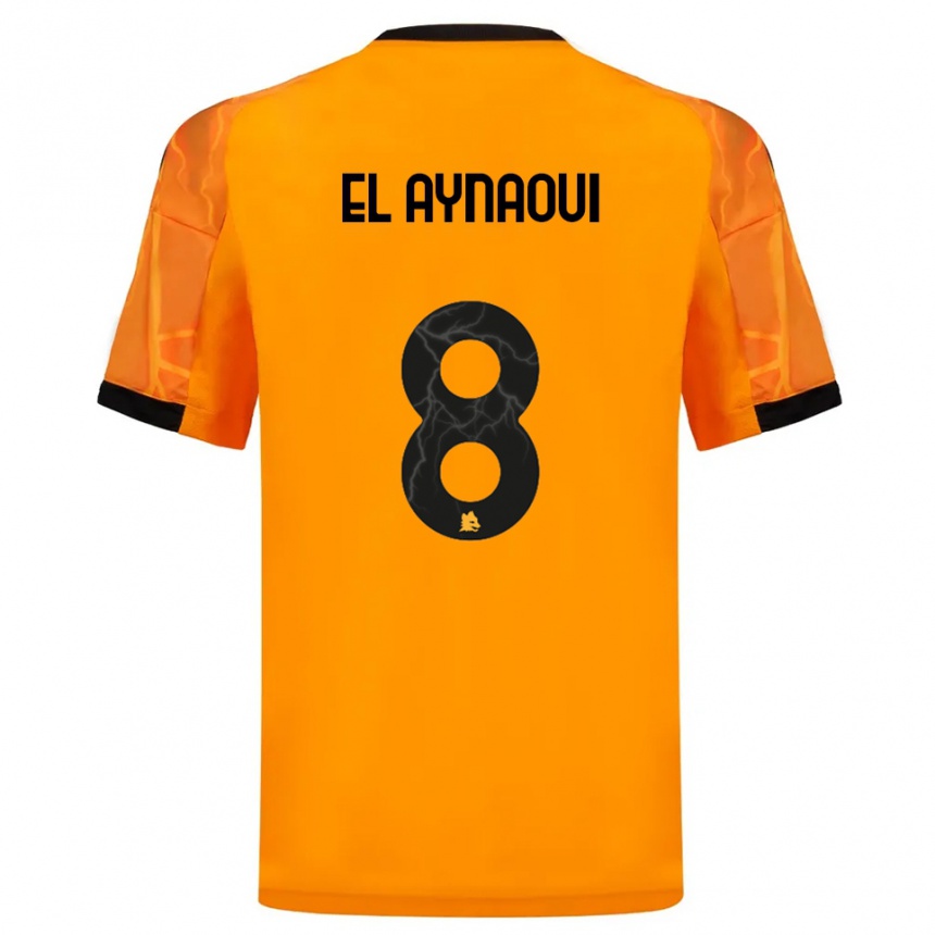 נשים כדורגל ניל אלעינאווי #8 כתום שחור הרחק ג'רזי 2025/26