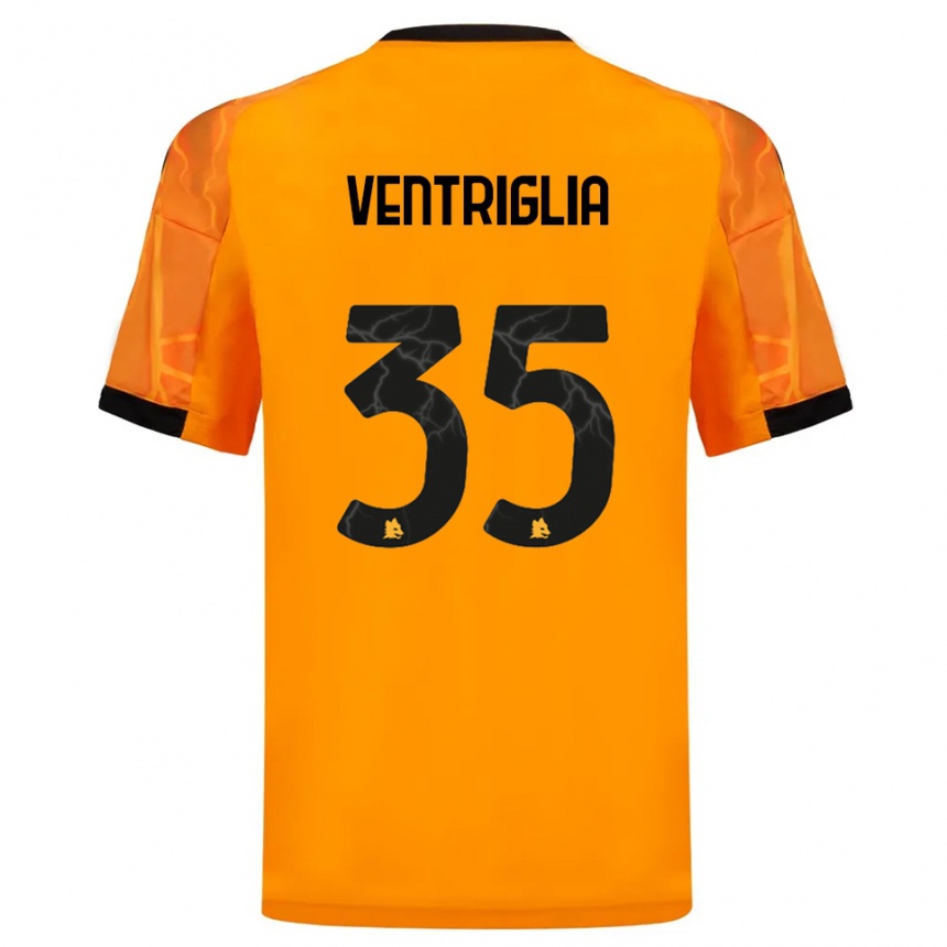 נשים כדורגל רוזאנה ונטריליה #35 כתום שחור הרחק ג'רזי 2025/26