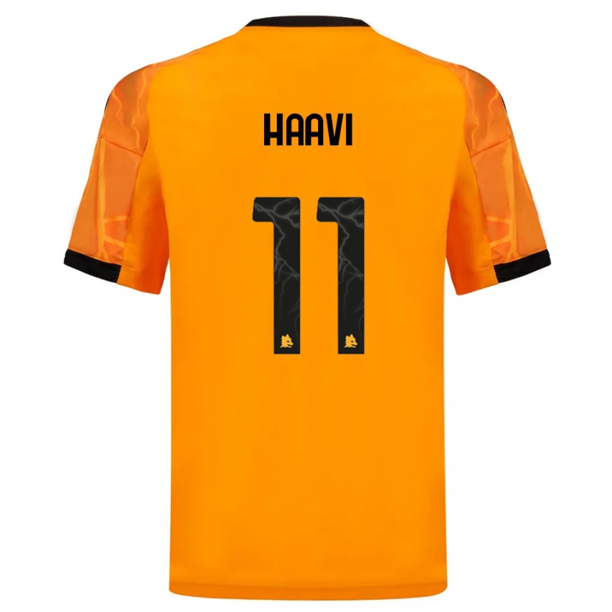 נשים כדורגל אמילי הווי #11 כתום שחור הרחק ג'רזי 2025/26