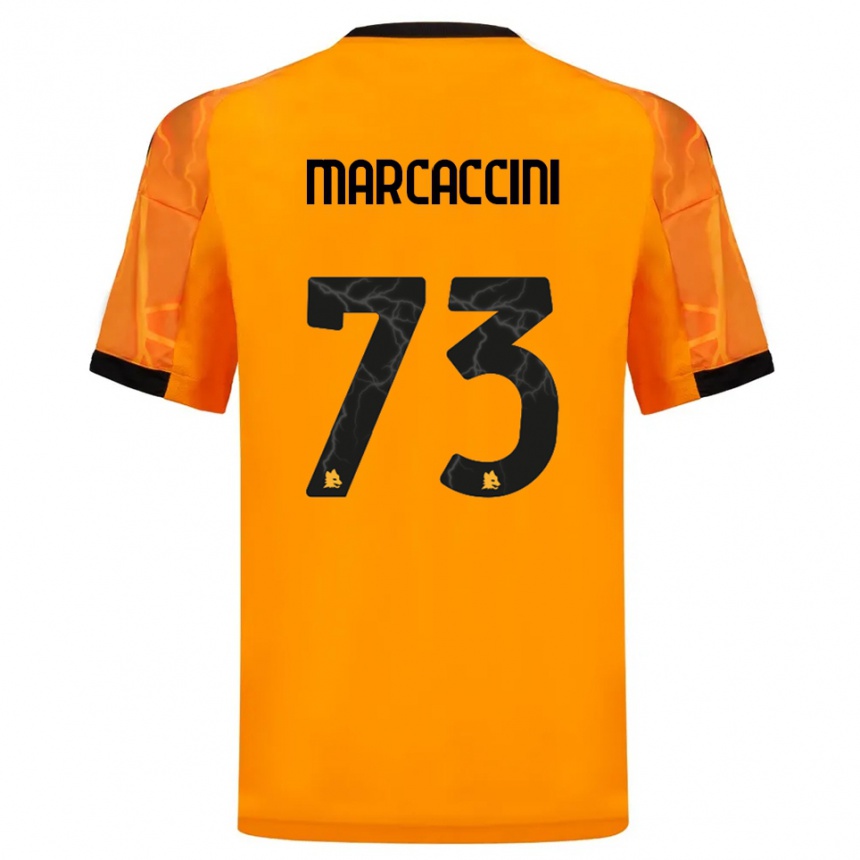 נשים כדורגל Alessio Marcaccini #73 כתום שחור הרחק ג'רזי 2025/26