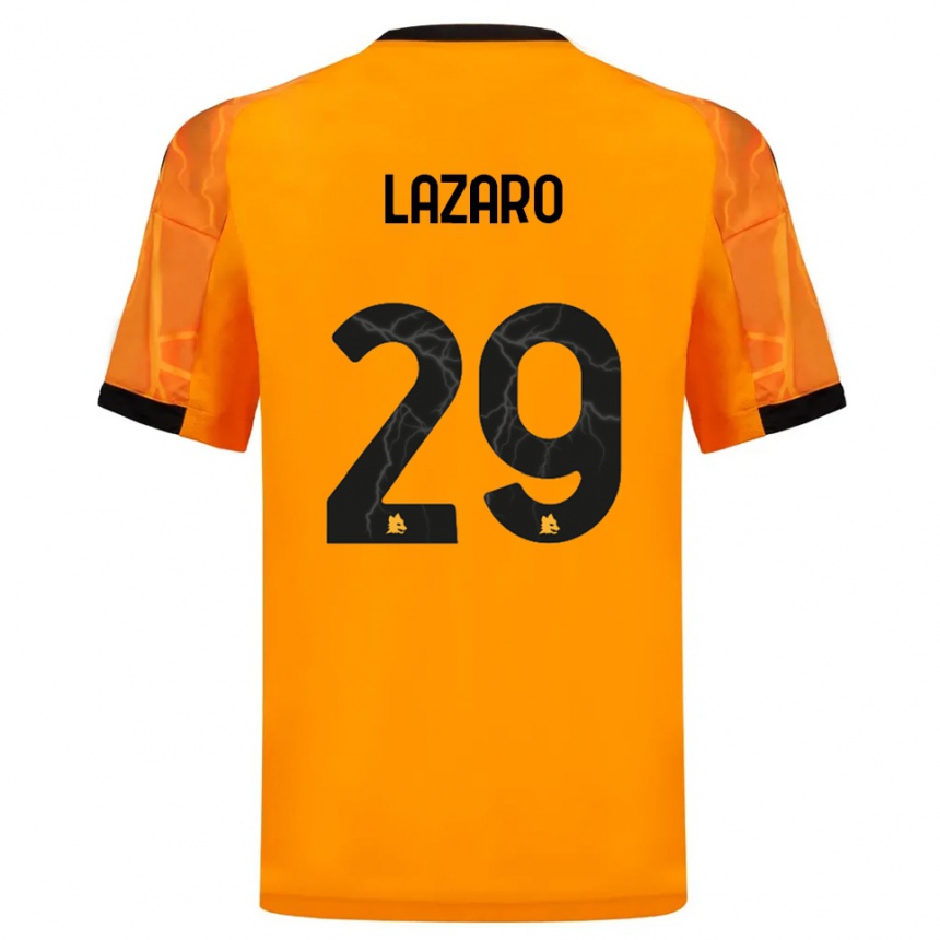 נשים כדורגל פאלומה לאזארו #29 כתום שחור הרחק ג'רזי 2025/26