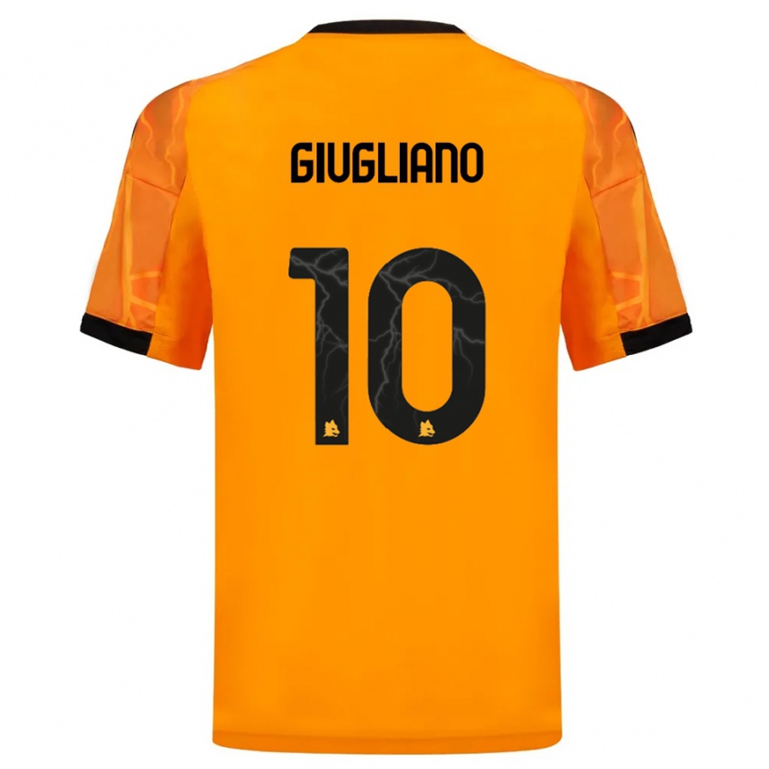 נשים כדורגל מנואלה ג'וליאנו #10 כתום שחור הרחק ג'רזי 2025/26 נשים כדורגל מנואלה ג'וליאנו #10 כתום שחור הרחק ג'רזי 2025/26