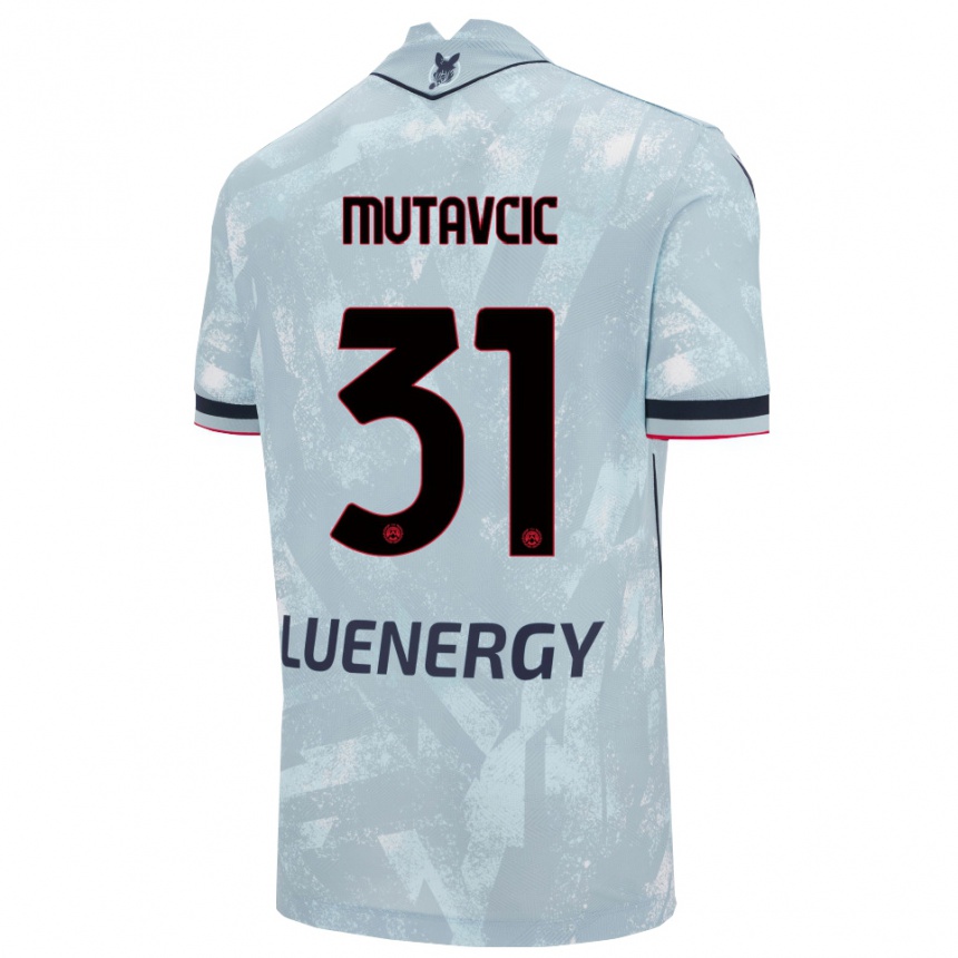 נשים כדורגל Jan Mutavcic #31 תכלת שחור הרחק ג'רזי 2025/26
