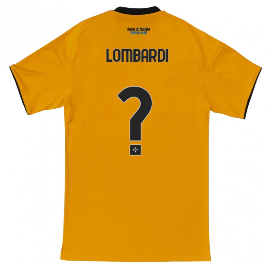 נשים כדורגל Samuele Lombardi #0 כתום כחול הרחק ג'רזי 2025/26