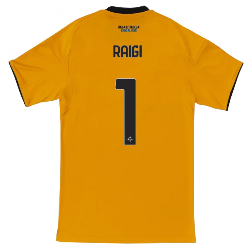 נשים כדורגל Francesco Raigi #1 כתום כחול הרחק ג'רזי 2025/26