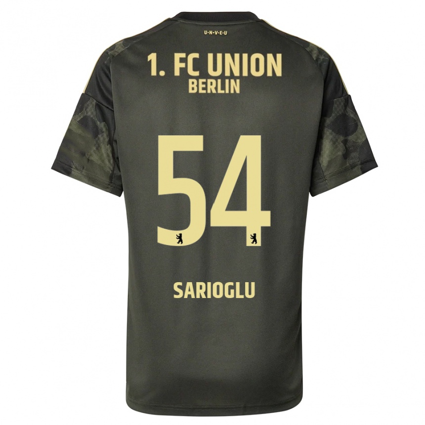 נשים כדורגל Defne Sarıoğlu #54 ירוק כהה שחור הרחק ג'רזי 2025/26