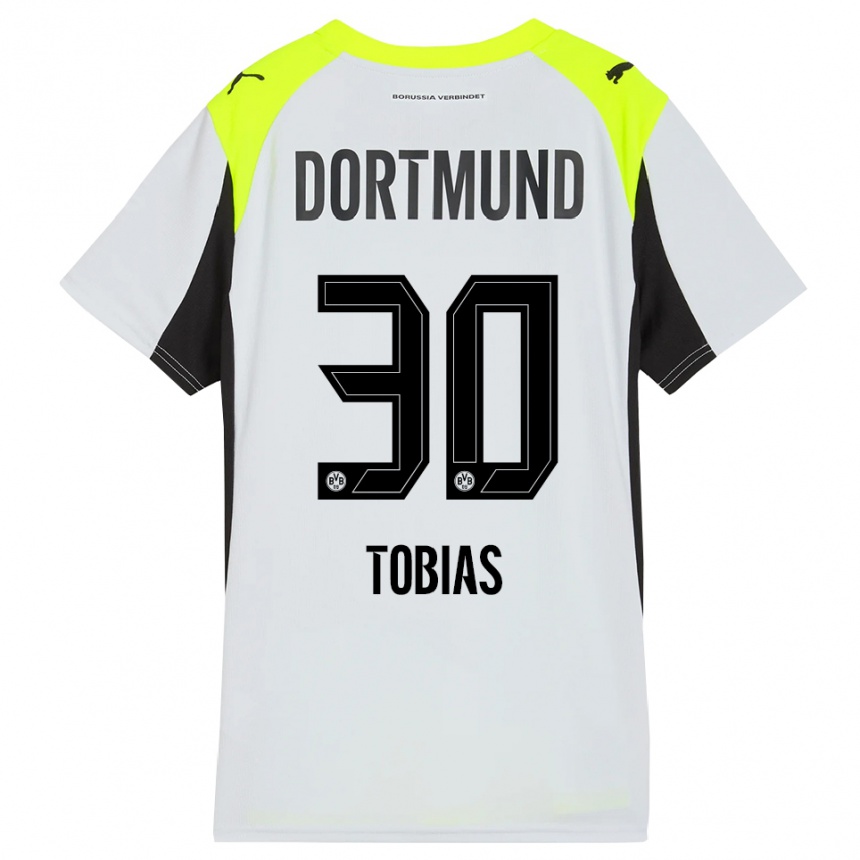 נשים כדורגל פוגט טוביאס #30 צהוב פלואורסצנטי הרחק ג'רזי 2025/26