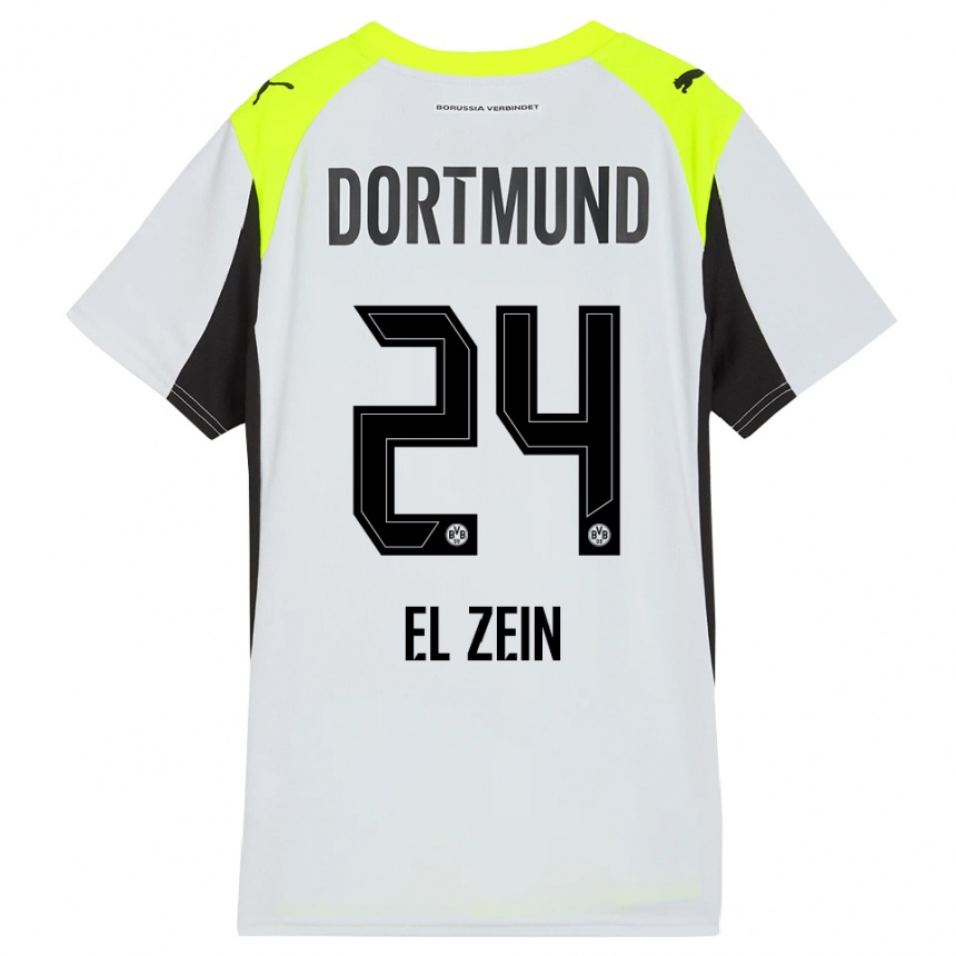 נשים כדורגל אבו-בקיר עומר אל-זין #24 צהוב פלואורסצנטי הרחק ג'רזי 2025/26