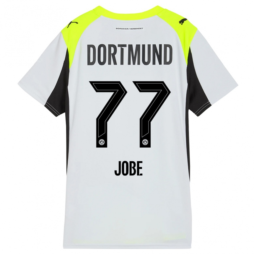 נשים כדורגל ג'וב בלינגהאם #77 צהוב פלואורסצנטי הרחק ג'רזי 2025/26