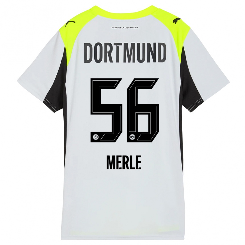 נשים כדורגל אלברס מרל #56 צהוב פלואורסצנטי הרחק ג'רזי 2025/26