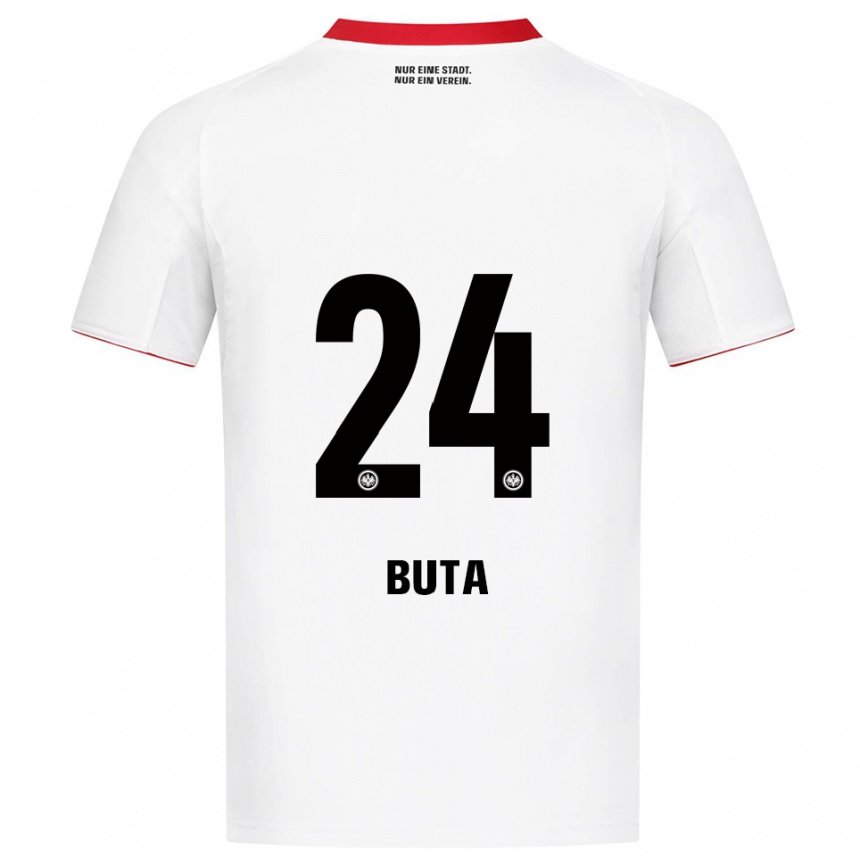 נשים כדורגל אאורליו בוטה #24 לבן אדום הרחק ג'רזי 2025/26