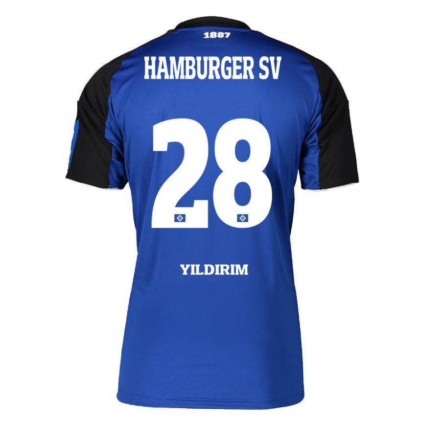 נשים כדורגל Mehmet Yildirim #28 כחול שחור הרחק ג'רזי 2025/26