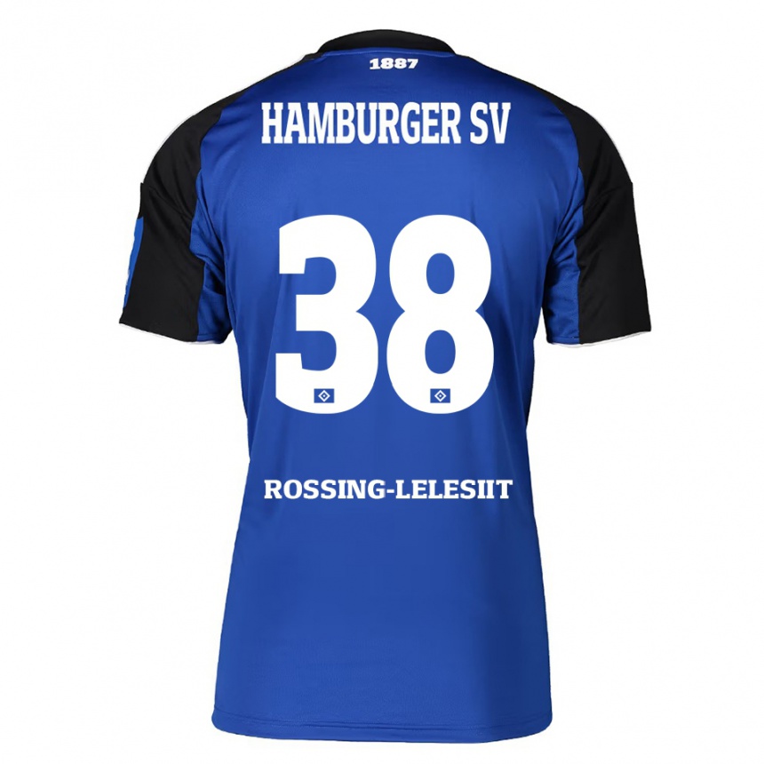 נשים כדורגל Alexander Røssing-Lelesiit #38 כחול שחור הרחק ג'רזי 2025/26