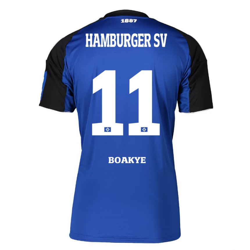 נשים כדורגל מאוריס אוסיי בואקיה #11 כחול שחור הרחק ג'רזי 2025/26