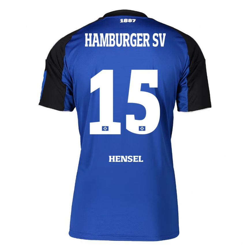 נשים כדורגל Janoah Hensel #15 כחול שחור הרחק ג'רזי 2025/26