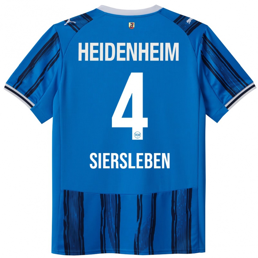 נשים כדורגל Tim Siersleben #4 כחול נייבי הרחק ג'רזי 2025/26