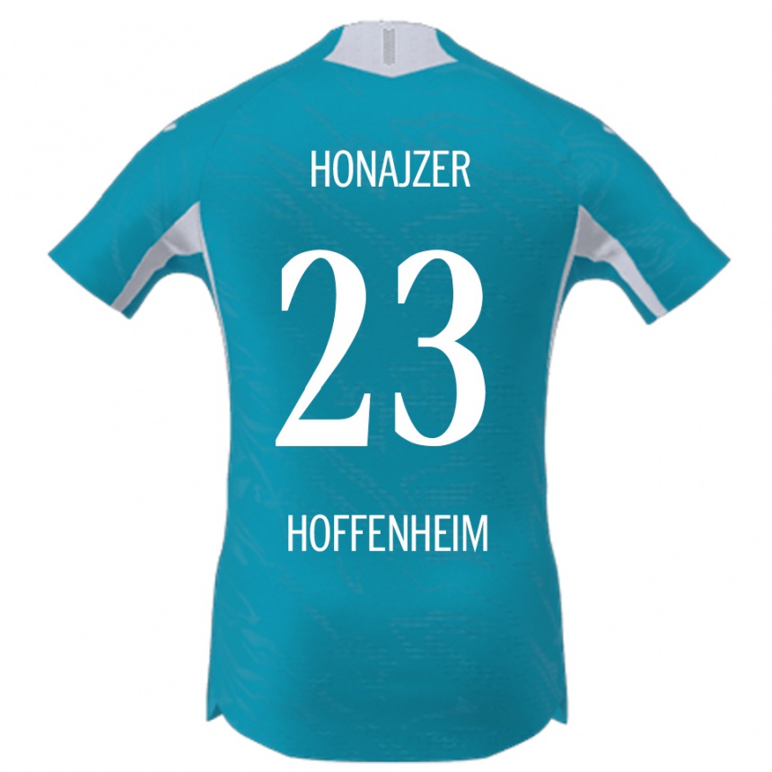 נשים כדורגל Alex Honajzer #23 תכלת הרחק ג'רזי 2025/26