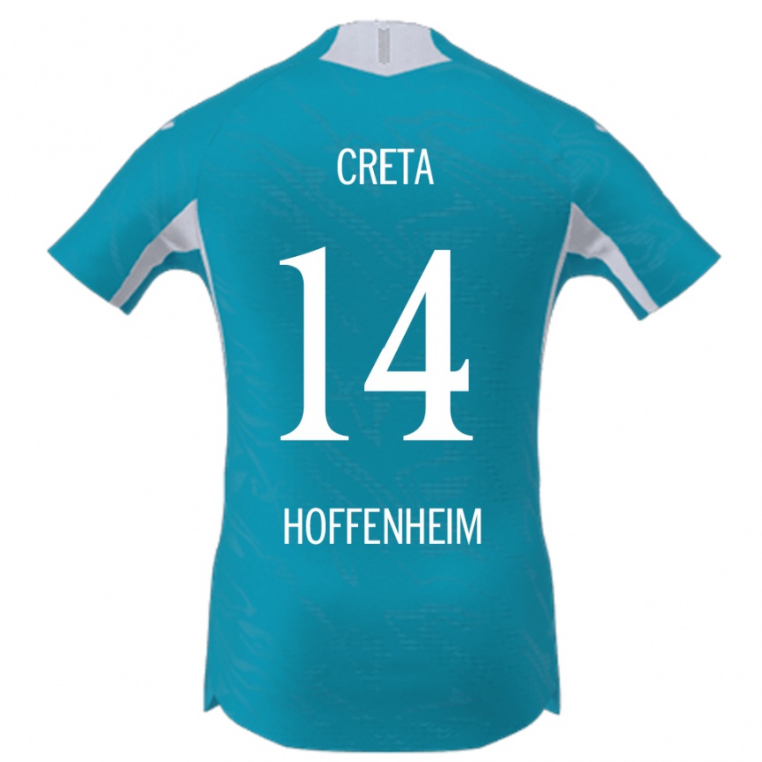 נשים כדורגל David Creța #14 תכלת הרחק ג'רזי 2025/26