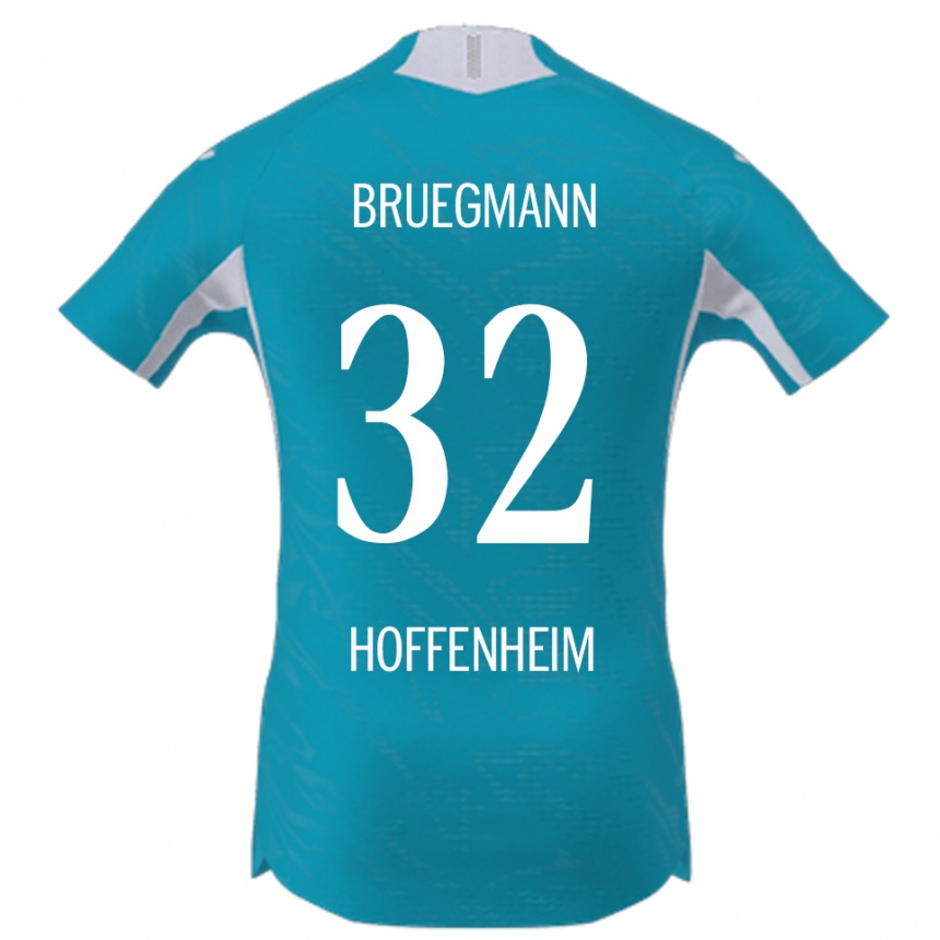 נשים כדורגל Lukas Bruegmann #32 תכלת הרחק ג'רזי 2025/26