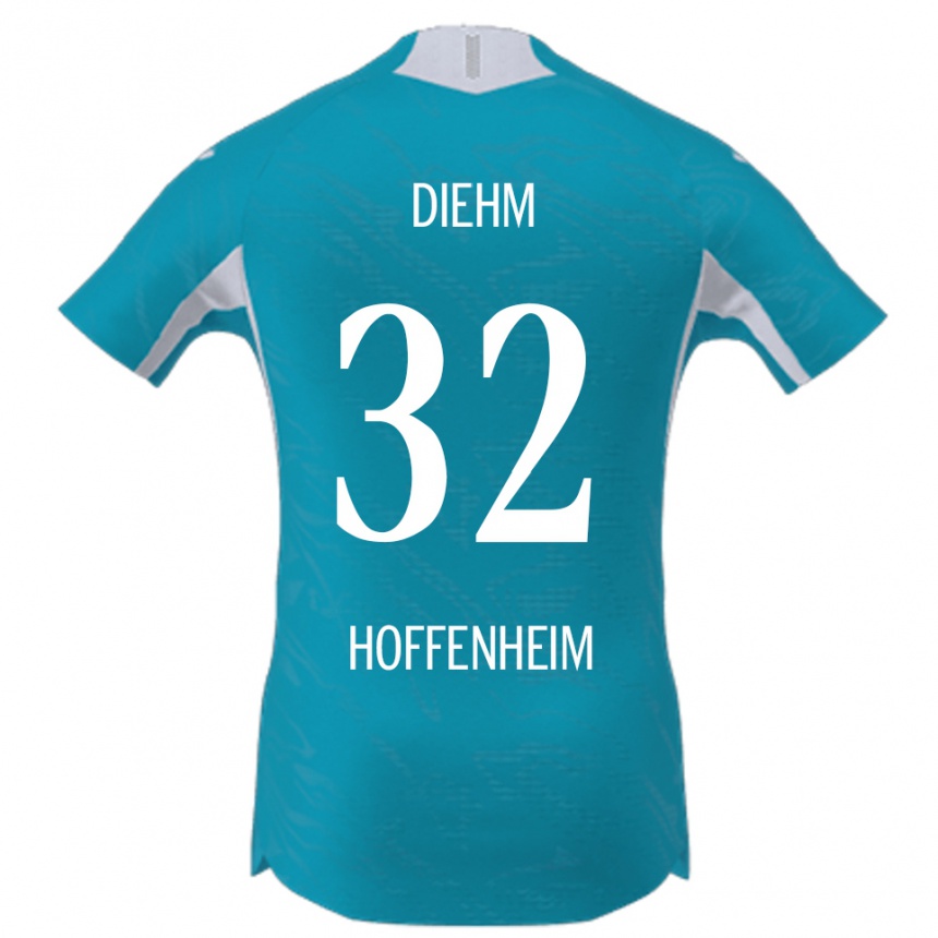 נשים כדורגל ונסה דיהם #32 תכלת הרחק ג'רזי 2025/26