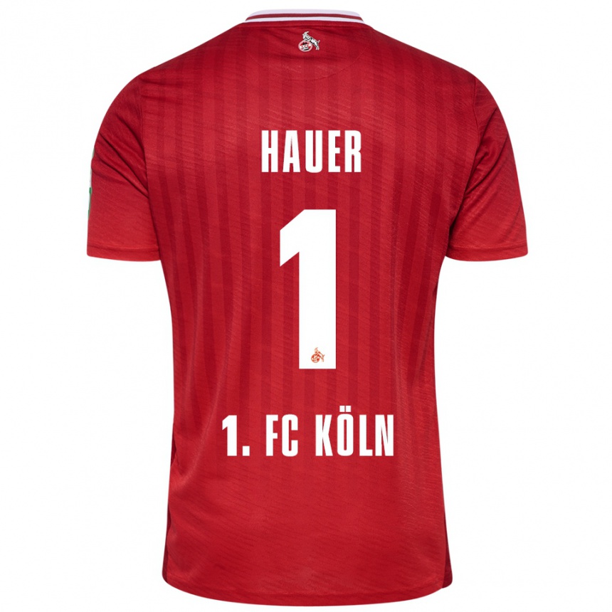 נשים כדורגל לואיס האואר #1 אדום לבן הרחק ג'רזי 2025/26