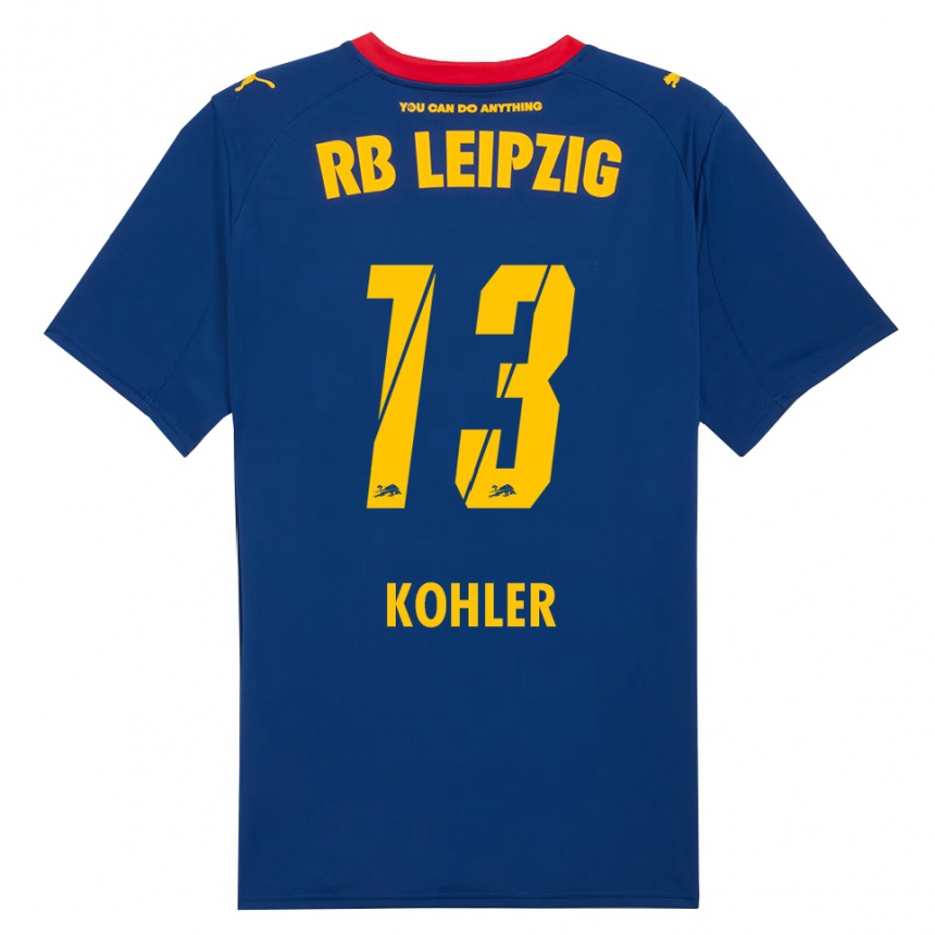 נשים כדורגל טים קוהלר #13 נייבי אדום הרחק ג'רזי 2025/26