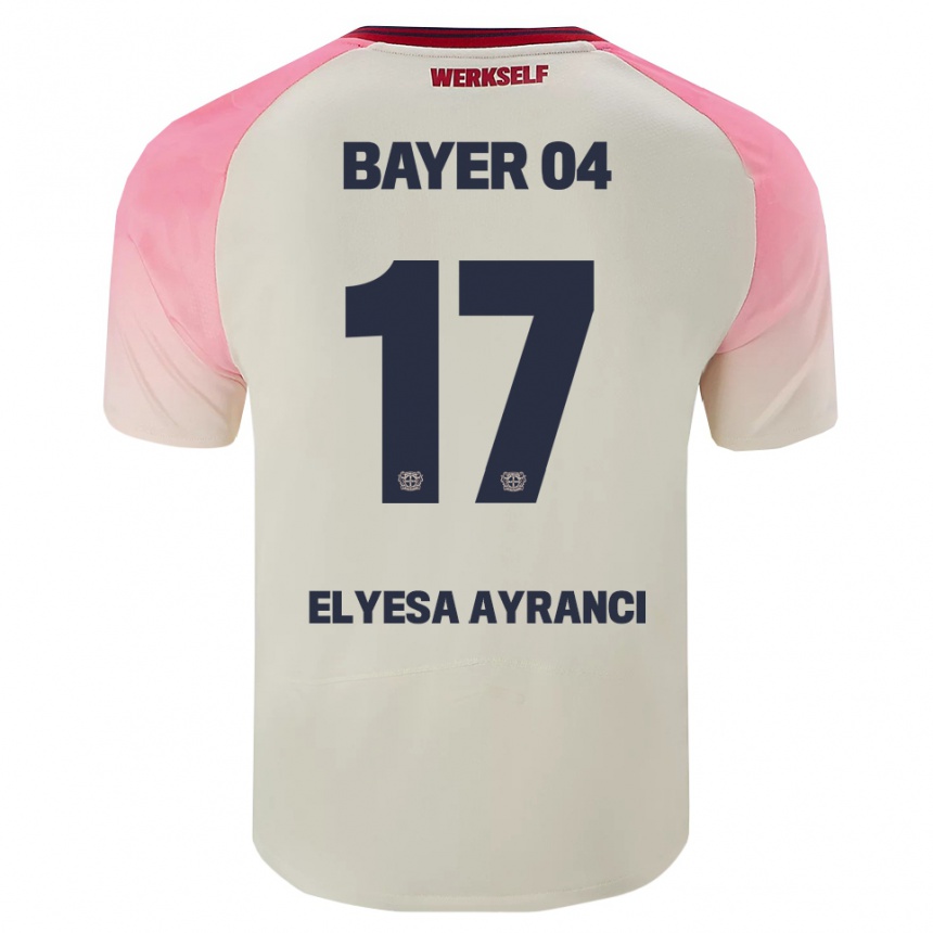 נשים כדורגל Yuşa Elyesa Ayrancı #17 ורוד אוף וויט הרחק ג'רזי 2025/26