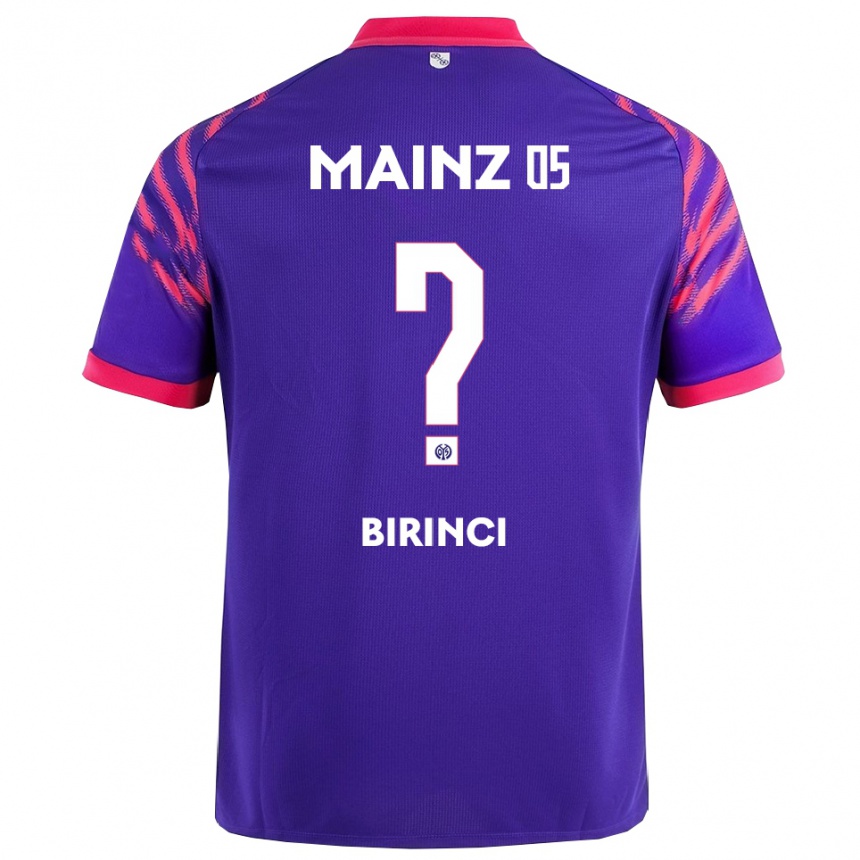 נשים כדורגל Muhammed Birinci #0 נייבי ורוד הרחק ג'רזי 2025/26