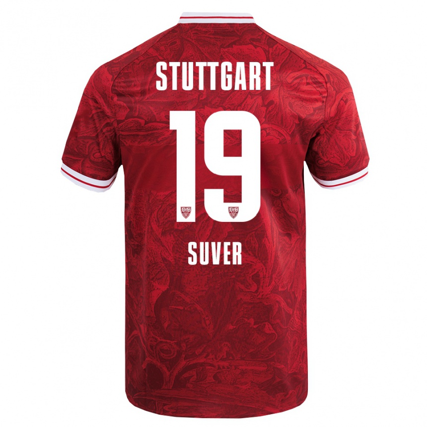 נשים כדורגל ג׳אקוב שובר #19 אדום שחור הרחק ג'רזי 2025/26