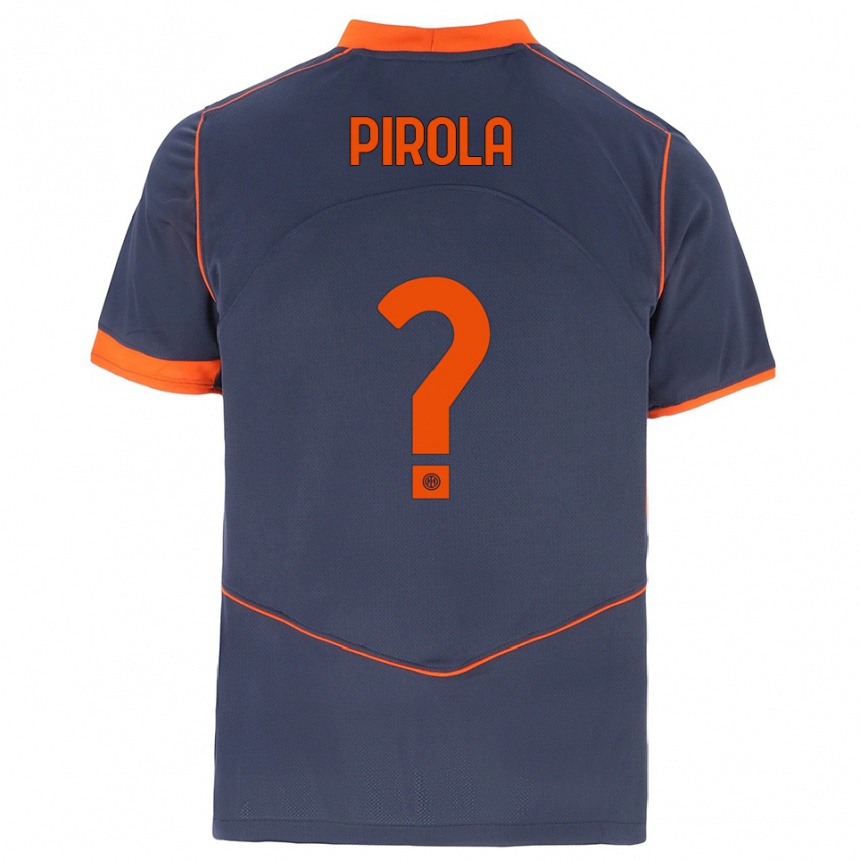 נשים כדורגל סמואלה פירולה #0 אפור כתום ג'רזי קיט שלישי 2025/26