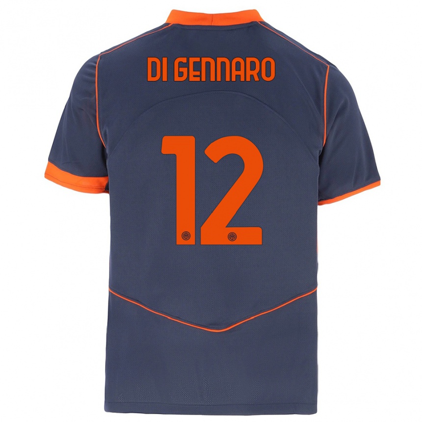 נשים כדורגל רפאלה די ג'נארו #12 אפור כתום ג'רזי קיט שלישי 2025/26 נשים כדורגל רפאלה די ג'נארו #12 אפור כתום ג'רזי קיט שלישי 2025/26