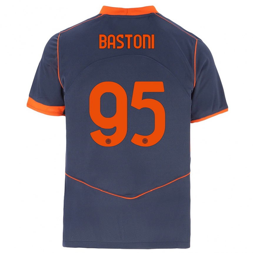 נשים כדורגל אלסנדרו באסטוני #95 אפור כתום ג'רזי קיט שלישי 2025/26