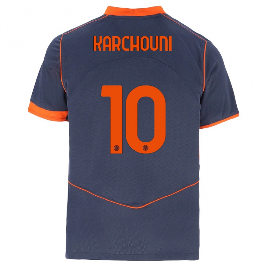 נשים כדורגל גותיה קרצ'וני #10 אפור כתום ג'רזי קיט שלישי 2025/26