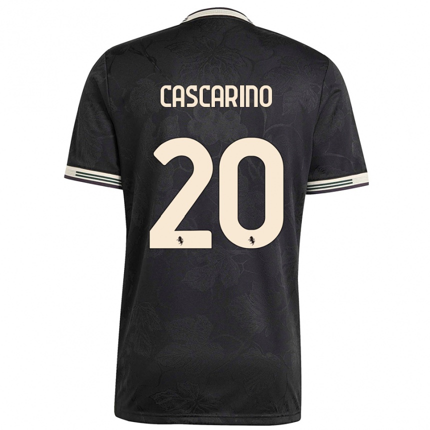 נשים כדורגל אסטל קזקרינו #20 שחור לבן ירוק ג'רזי קיט שלישי 2025/26