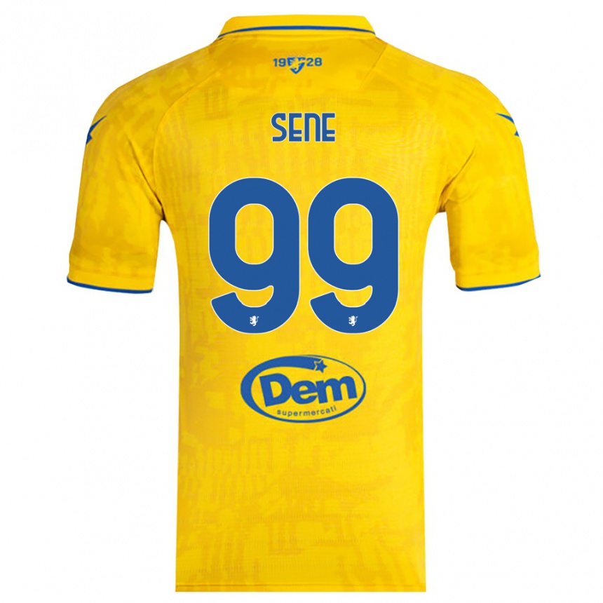 ילדים כדורגל פאלו סנה #99 צהוב כחול ג'רזי ביתית 2025/26