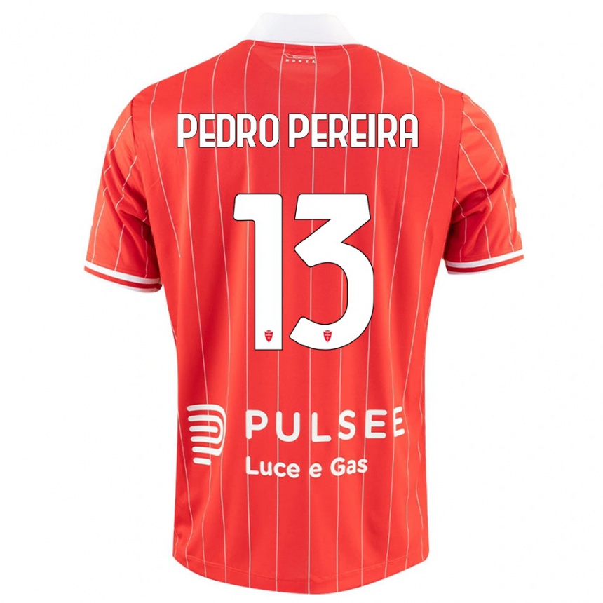 ילדים כדורגל פדרו פריירה #13 אדום לבן ג'רזי ביתית 2025/26