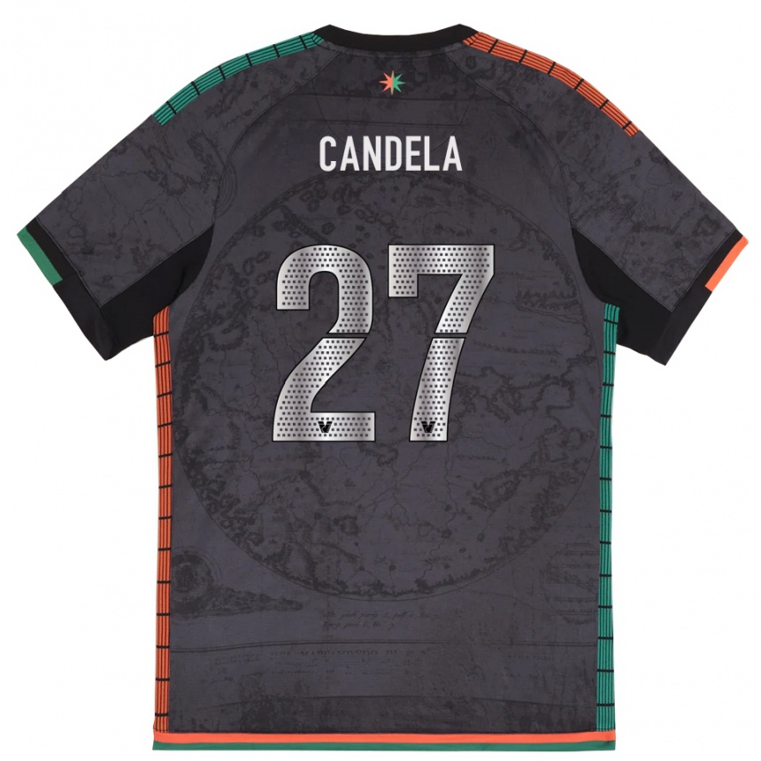 ילדים כדורגל אנטוניו קנדלה #27 אפור כהה ג'רזי ביתית 2025/26