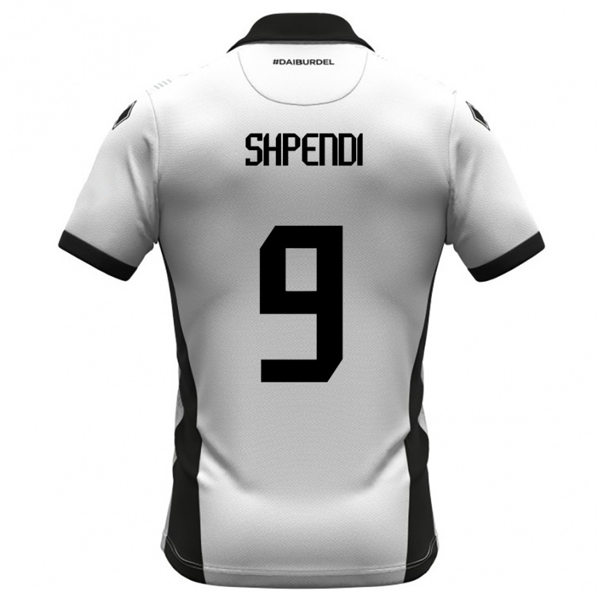 ילדים כדורגל כריסטיאן או'לפנדי #9 לבן שחור כתום ג'רזי ביתית 2025/26