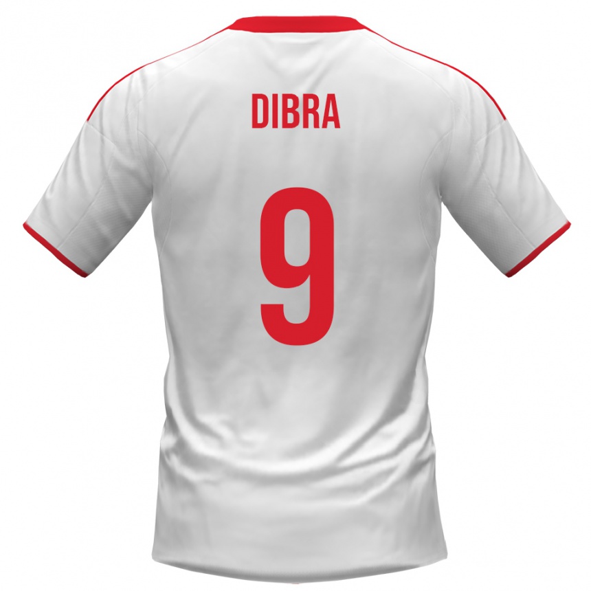 ילדים כדורגל פרנצ׳סקו דיברה #9 לבן אדום ג'רזי ביתית 2025/26