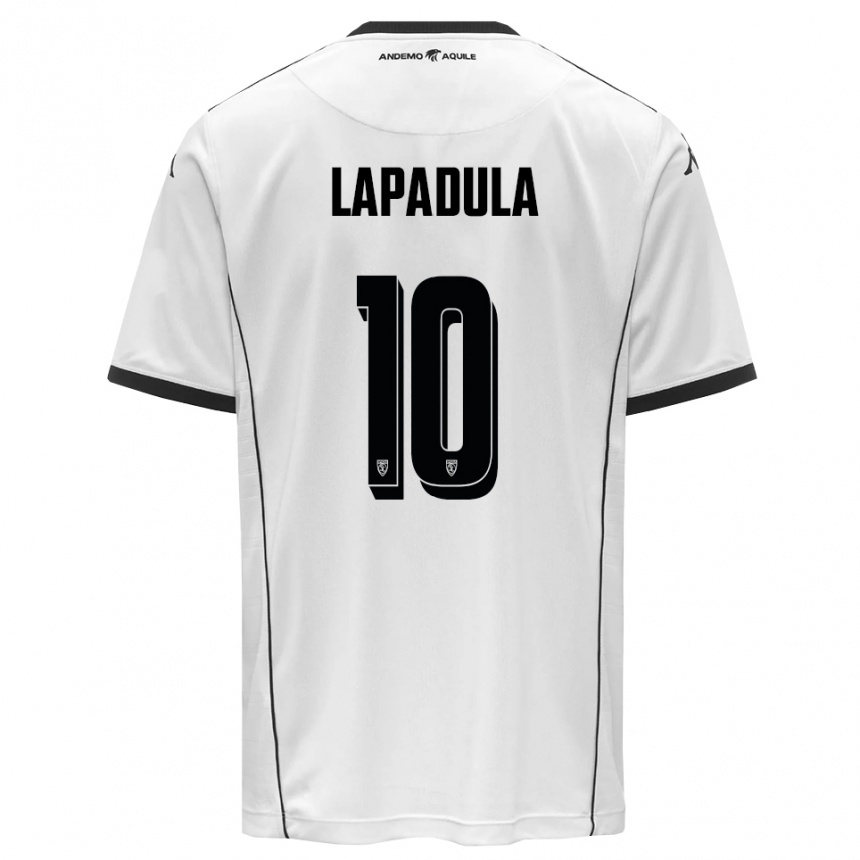 ילדים כדורגל ג'אנלוקה לפאדולה #10 לבן שחור ג'רזי ביתית 2025/26