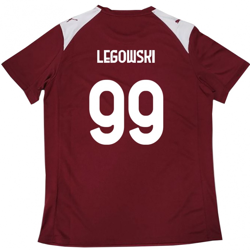 ילדים כדורגל מטאוש לגובסקי #99 בורדו לבן ג'רזי ביתית 2025/26