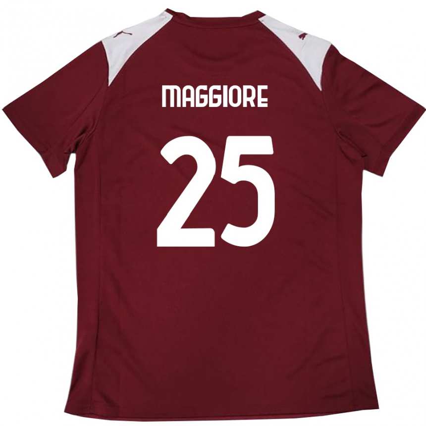 ילדים כדורגל ג'וליו מג'ורה #25 בורדו לבן ג'רזי ביתית 2025/26 ילדים כדורגל ג'וליו מג'ורה #25 בורדו לבן ג'רזי ביתית 2025/26