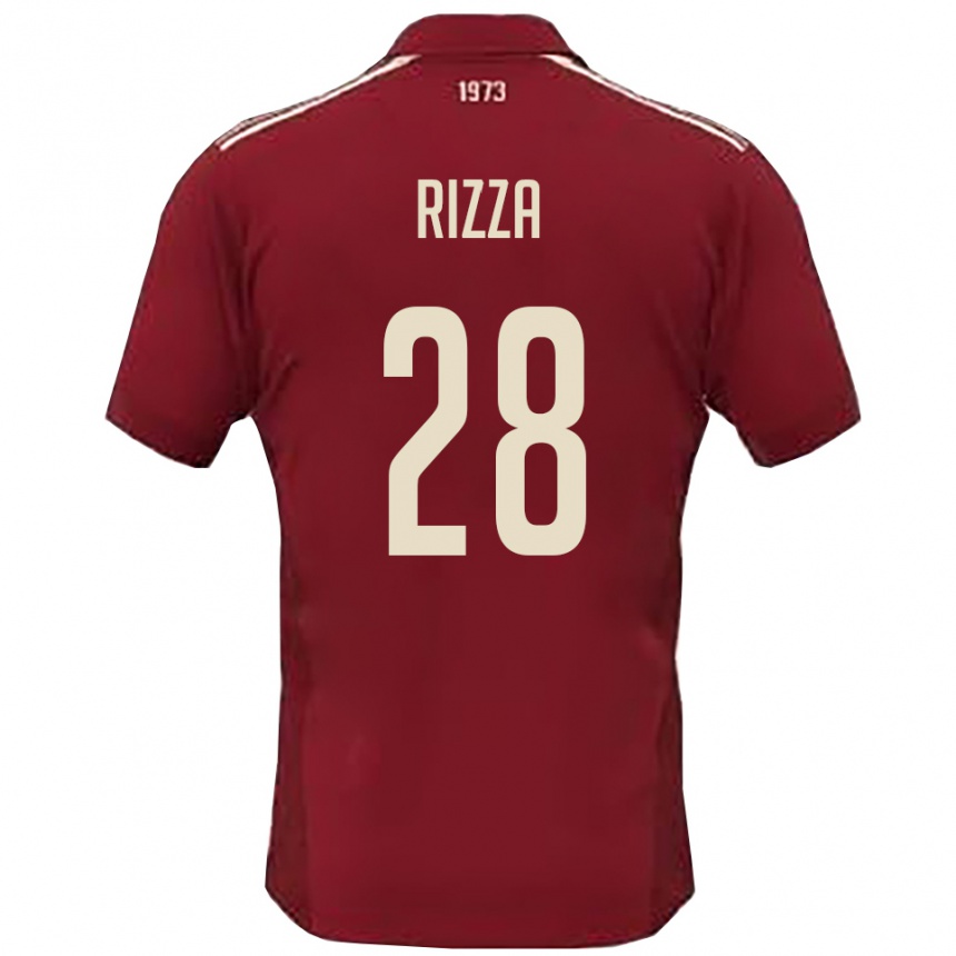 ילדים כדורגל אלסיו ריצה #28 בורדו לבן ג'רזי ביתית 2025/26