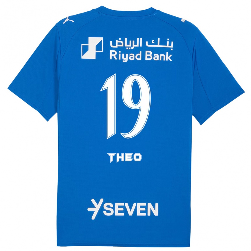 ילדים כדורגל תאו הרננדס #19 כחול לבן ג'רזי ביתית 2025/26 ילדים כדורגל תאו הרננדס #19 כחול לבן ג'רזי ביתית 2025/26