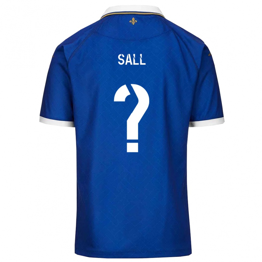 ילדים כדורגל Issa Sall #0 כחול זהב ג'רזי ביתית 2025/26