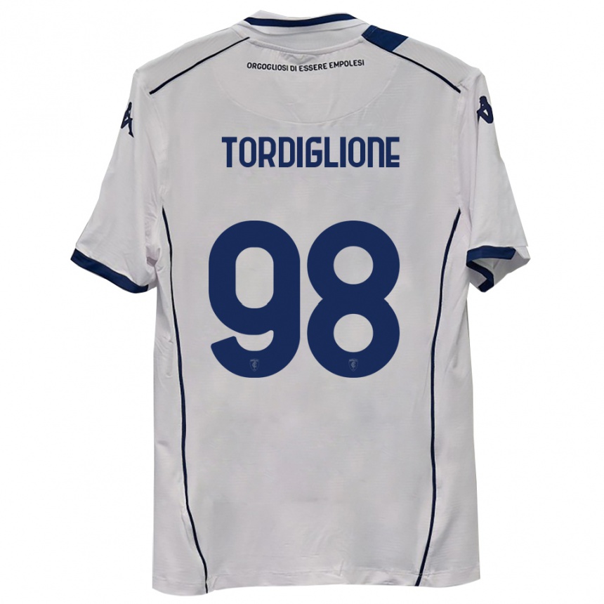 ילדים כדורגל Nicolò Tordiglione #98 כחול כהה הרחק ג'רזי 2025/26 ילדים כדורגל Nicolò Tordiglione #98 כחול כהה הרחק ג'רזי 2025/26