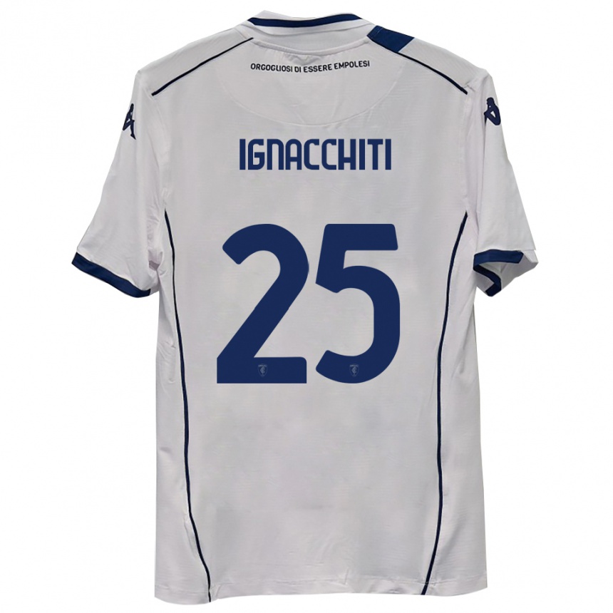ילדים כדורגל לורנזו איגנאקיטי #25 כחול כהה הרחק ג'רזי 2025/26