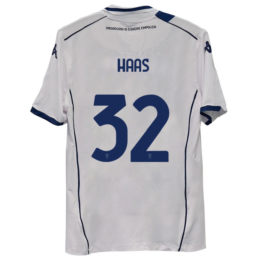 ילדים כדורגל ניקולאס האס #32 כחול כהה הרחק ג'רזי 2025/26